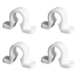 Tirard 4 Collier plat, Blanc, Composite, pour Espagnolette de Volet Battant- Volet Battant