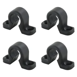 Tirard 4 Colliers plats, Noir, Composite, pour Espagnolette de Volet Battant- Volet Battant