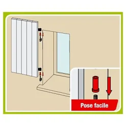 Afbat Accesoire Pour Volet<2 convertisseurs de gonds Ø12 mm en Ø14 mm