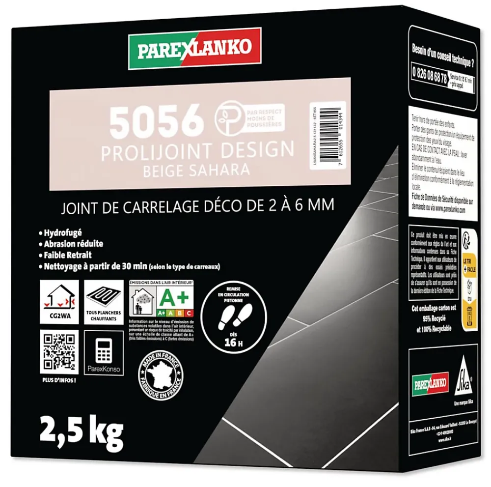 Parexlanko 5056 design beige sahara 2.5kg- Joint Carrelage Sol