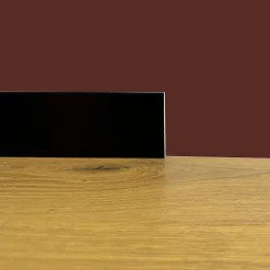 Eternal Parquet Plinthe Bois|Plinthe Bois<100 ml de plinthe carrée en fibre de bois compacte 80 x 15 noir (noir total)