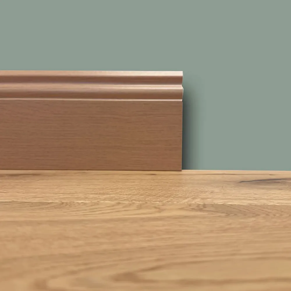 Eternal Parquet 100 ml de plinthe DUCALE en fibre de bois compacte 120 x 15 mm, couleur chêne miel- Plinthe Bois|Plinthe Bois