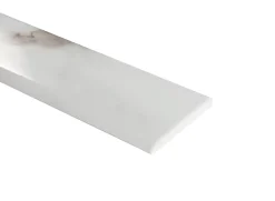 Ecoceramic Plinthe Pour Carrelage Sol<5 Plinthes carrelage blanc brillant L.60 x l.8 cm, Aria