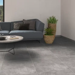 5 Plinthes carrelage District gris moyen l.8 x L.60 cm- Plinthe Pour Carrelage Sol