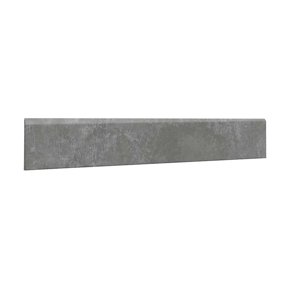 5 Plinthes carrelage District gris moyen l.8 x L.60 cm- Plinthe Pour Carrelage Sol