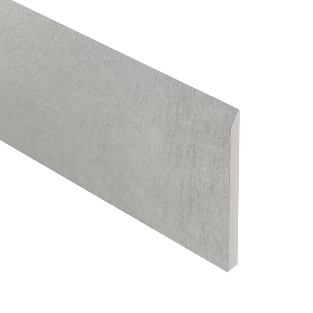 5 Plinthes carrelage District gris clair l.8 x L.60 cm- Plinthe Pour Carrelage Sol