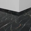 Baldocer Plinthe Pour Carrelage Sol<5 Plinthes carrelage effet marbre noir et doré L.60 x l.10 cm x ép.9 mm, Moonlight