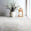 Plinthe Pour Carrelage Sol<2 Plinthes carrelage effet béton blanc cuivré L.60 x l.7,5cm x ép.7,4 mm, Upper
