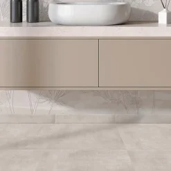 2 Plinthes effet béton 7,5x 60 cm switch Tortora- Plinthe Pour Carrelage Sol