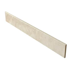 Alaplana Plinthe Pour Carrelage Sol<5 Plinthes en porcelaine effet béton beige mat L.60 x l.7,5 cm x ép.8,5 mm, Nor