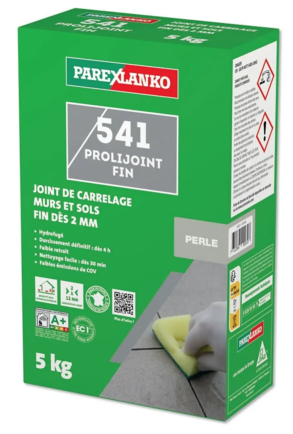 Parexlanko 541 prolijoint fin perle 5kg- Joint Carrelage Sol
