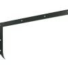 Afbat Volet Battant<2 équerres queue de carpe acier noir 250 x 300 mm
