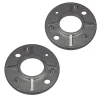 MySystem 2 x Embase diam. 100 mm à souder + 3 vis de réglage - pour tube diam. 42,4 mm - Inox 316- Accessoire D'Escalier