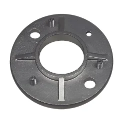 MySystem 2 x Embase diam. 100 mm à souder + 3 vis de réglage - pour tube diam. 42,4 mm - Inox 316- Accessoire D'Escalier
