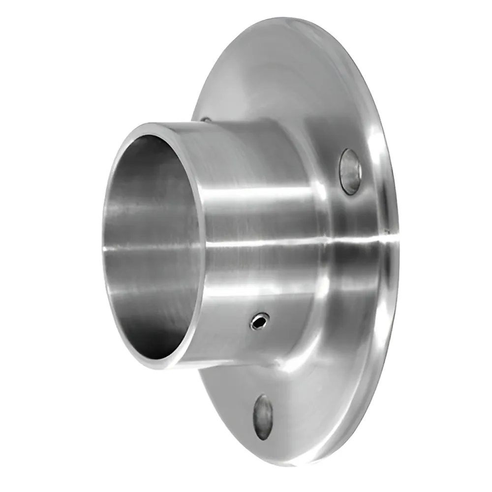 MySystem Accessoire D'Escalier<2 x Embase murale pour tube diam. 42,4 mm - Inox 316