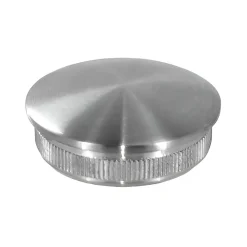 MySystem Accessoire D'Escalier<2 x Embout arrondi à frapper pour tube diam. 42,4 x 2 mm - Inox 304