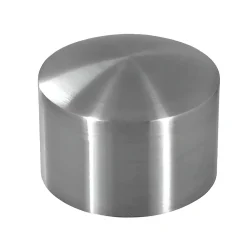MySystem 2 x Embout arrondi pour main courante bois diam. 42,4 - Inox 304- Accessoire D'Escalier
