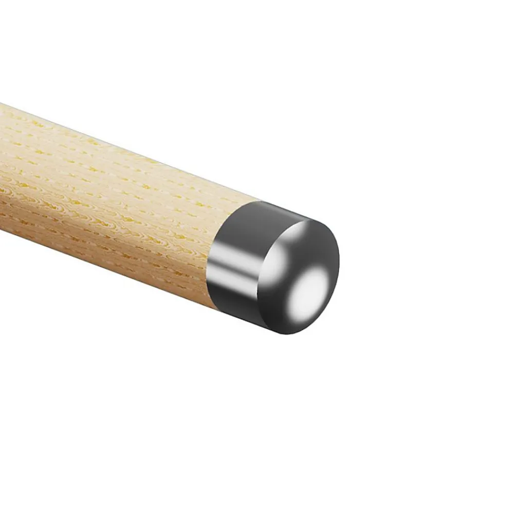 MySystem 2 x Embout arrondi pour main courante bois diam. 42,4 - Inox 304- Accessoire D'Escalier