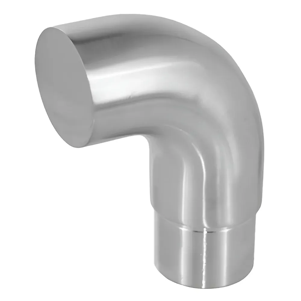 MySystem Accessoire D'Escalier<2 x Embout crosse pour tube diam. 42,4 x 2 mm - Inox 304