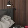 Nordic Acoustics Panneau Tasseau Bois<2 x Panneaux acoustiques decoratifs muraux LUX en noyer classique 240x30 cm