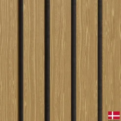 Nordic Acoustics Panneau Tasseau Bois<2 x Panneaux acoustiques décoratifs muraux LUX en chêne Nature Lux 240x30 cm