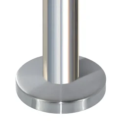 MySystem 2 x Poteau de balustrade Modèle 24 - Tube diam. 42.4 x 2 mm - H 970 mm - Inox 304- Garde-Corps, Balustrade