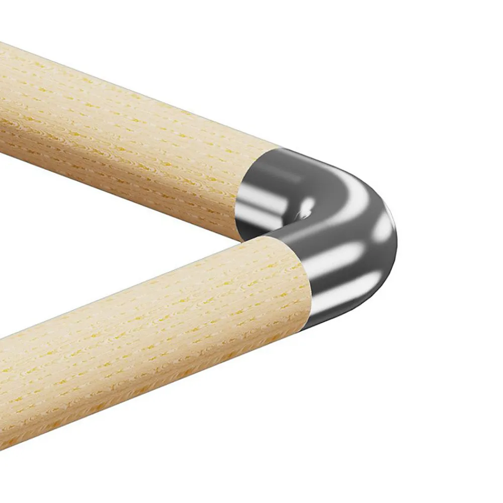 MySystem Accessoire D'Escalier<2 x Raccord 90 degrés arrondi pour main courante bois diam. 42,4 mm - Inox 304
