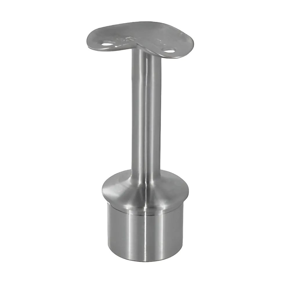 MySystem 2 x Support 90 degrés main courante diam. 42,4 à coller sur tube diam. 42,4 x 2 mm - Inox 304- Accessoire D'Escalier