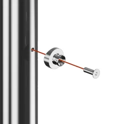 MySystem Accessoire D'Escalier<10 x Support de liaison transerval sur Tube diam. 42,4 pour Barre diam. 12 mm - Inox 304
