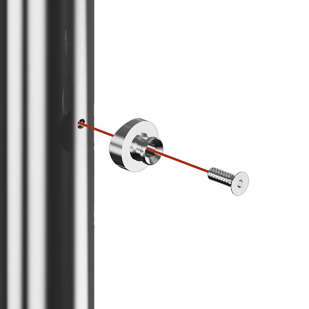 MySystem Accessoire D'Escalier<10 x Support de liaison transerval sur Tube diam. 42,4 pour Barre diam. 12 mm - Inox 304