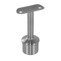 MySystem 2 x Support main courante diam. 42,4 à coller sur tube diam. 42,4 x 2 mm - Inox 316- Accessoire D'Escalier
