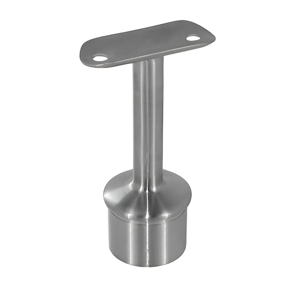 MySystem 2 x Support main courante diam. 42,4 à coller sur tube diam. 42,4 x 2 mm - Inox 316- Accessoire D'Escalier