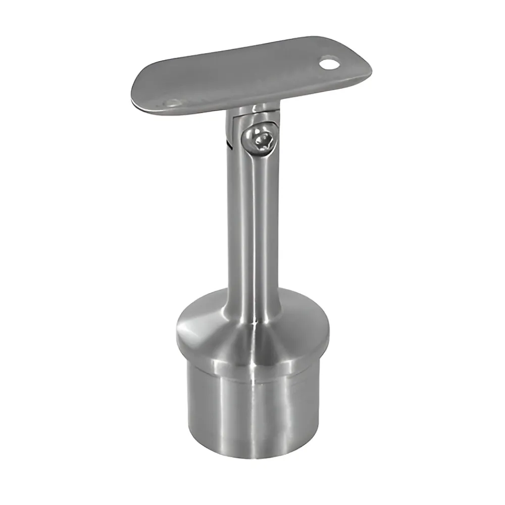 MySystem 2 x Support orientable main courante diam. 42,4 à coller sur tube diam. 42,4 x 2 mm - Inox 304- Accessoire D'Escalier