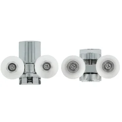 Amig - Roulement cabine PMC06 - 25 mm - Zamak - Chromé- Accessoire Pour Fenêtre