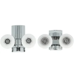Amig - Roulement cabine PMC06 - 25 mm - Zamak - Chromé- Accessoire Pour Fenêtre