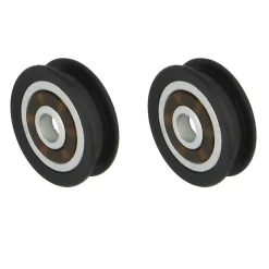Amig - Roulement moustiquaire MSQ01 - 21 mm - Polyamide - Noir- Accessoire Pour Fenêtre