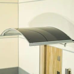 Arctom Auvent Et Marquise<Auvent Apos 150x90, couleur silver RAL9006, panneau sandwich AL PE AL