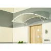 Arctom Auvent Et Marquise<Auvent Apos 150x90, couleur Blanc RAL9016, panneau sandwich AL PE AL