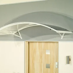 Arctom Auvent Et Marquise<Auvent Apos 150x90, couleur Blanc RAL9016, panneau sandwich AL PE AL