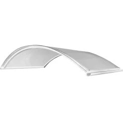Arctom Auvent Et Marquise<Auvent ARC 160x70, couleur blanc RAL9016, plaque incolore