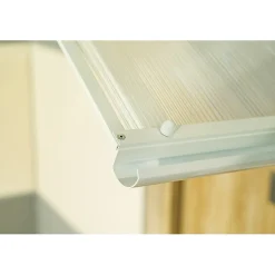 Arctom Auvent Et Marquise<Auvent ARC 160x70, couleur blanc RAL9016, plaque incolore