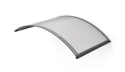 Arctom Auvent Et Marquise<Auvent ARC 160x70, couleur anthracite RAL7016, plaque incolore