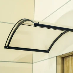 Arctom Auvent Et Marquise<Auvent ARC 160x90, couleur anthracite RAL7016, plaque incolore