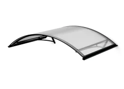 Arctom Auvent Et Marquise<Auvent Kanon 150x90, couleur anthracite RAL7016, plaque incolore