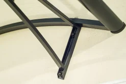 Arctom Auvent Et Marquise<Auvent Kanon 150x90, couleur anthracite RAL7016, plaque incolore