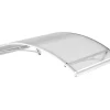 Arctom Auvent Et Marquise<Auvent Kanon 150x90, couleur blanc RAL9016, plaque incolore