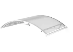 Arctom Auvent Et Marquise<Auvent Kanon 150x90, couleur blanc RAL9016, plaque incolore