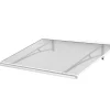Arctom Auvent Karmel 150x83,5 couleur blanc RAL9016, plaque incolore- Auvent Et Marquise