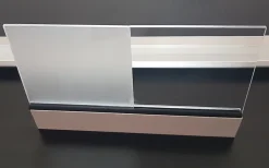 Arctom Auvent Kowal 151x94, couleur anthracite RAL7016, plaque incolore PMMA- Auvent Et Marquise