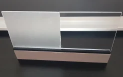 Arctom Auvent Et Marquise<Auvent Kwar 160x82, couleur anthracite RAL7016, plaque incolore PMMA